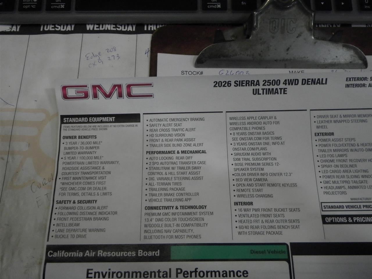 2026 Sierra Denali 2500 Ultimate Windshield Camera 85010750