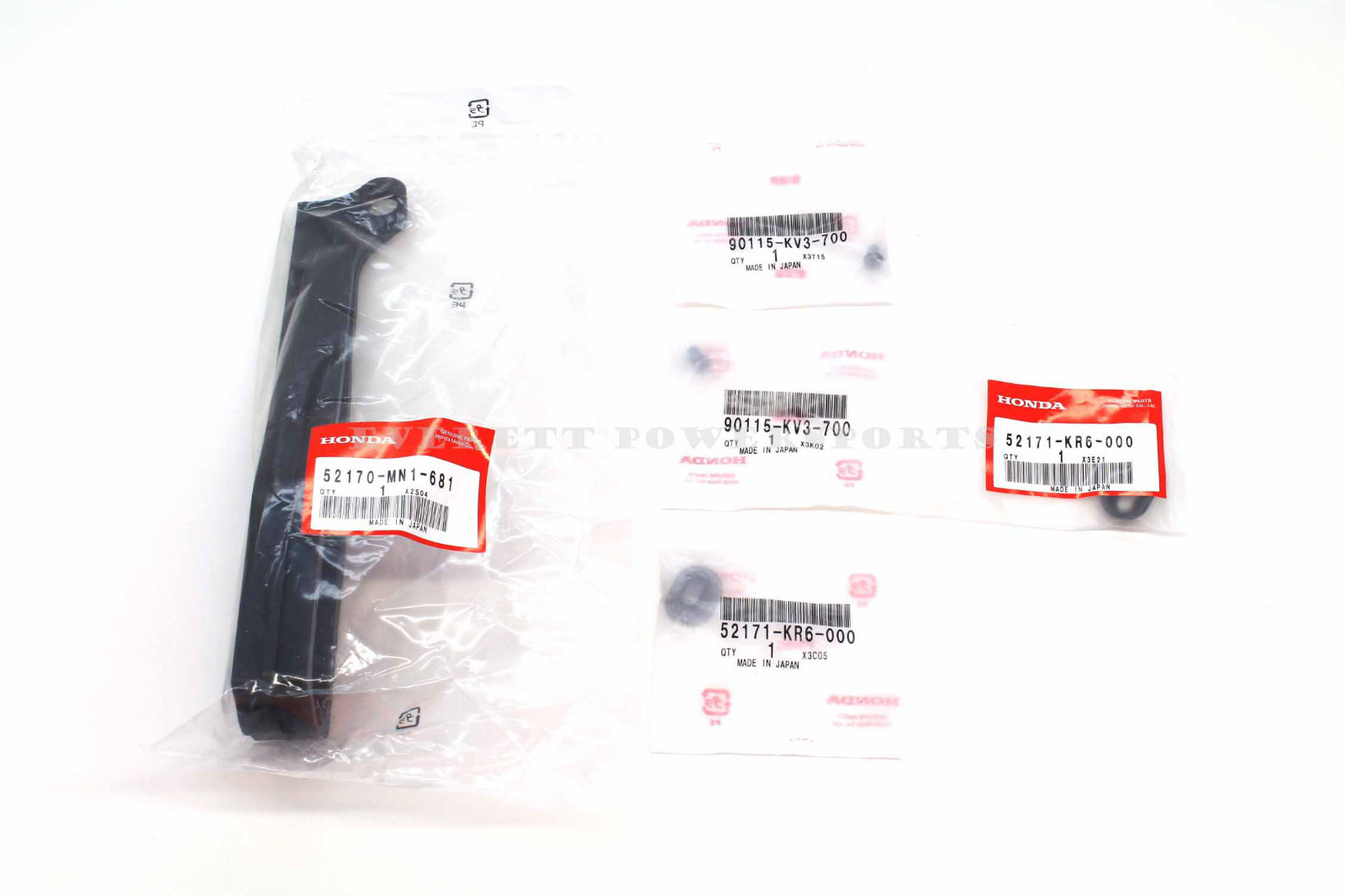 New Genuine Honda Chain Slider W/ Hardware XR400R XR600R XR650L OEM NOTES!! #J08