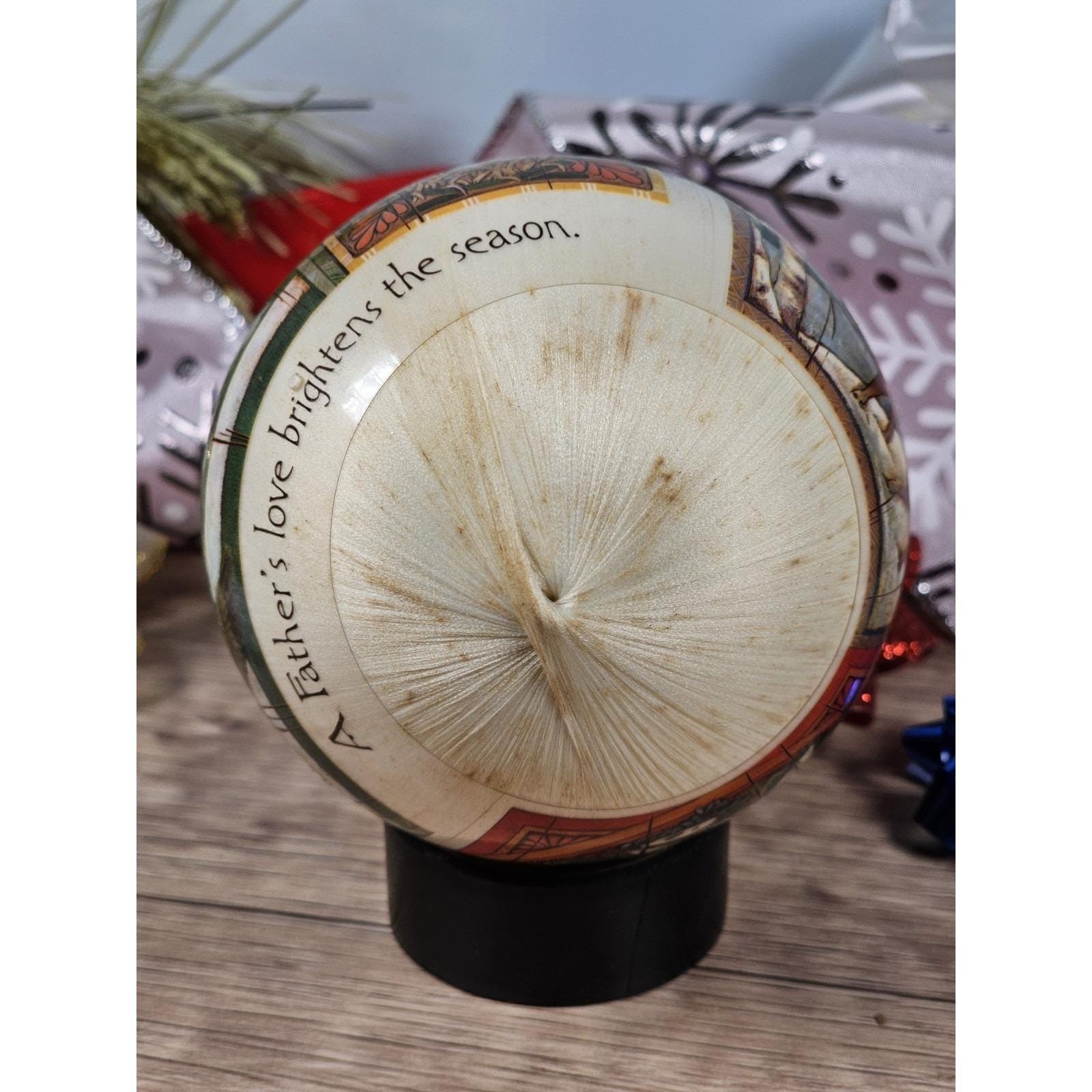 Hallmark 1982 Satin Christmas Ornaments Set of 3 Vintage