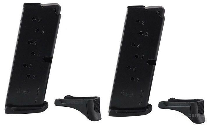 RUGER LC9 LC9S EC9S 9mm 7 Round Magazine OEM 7rd Mag 90642 Value 2 Pack - NEW