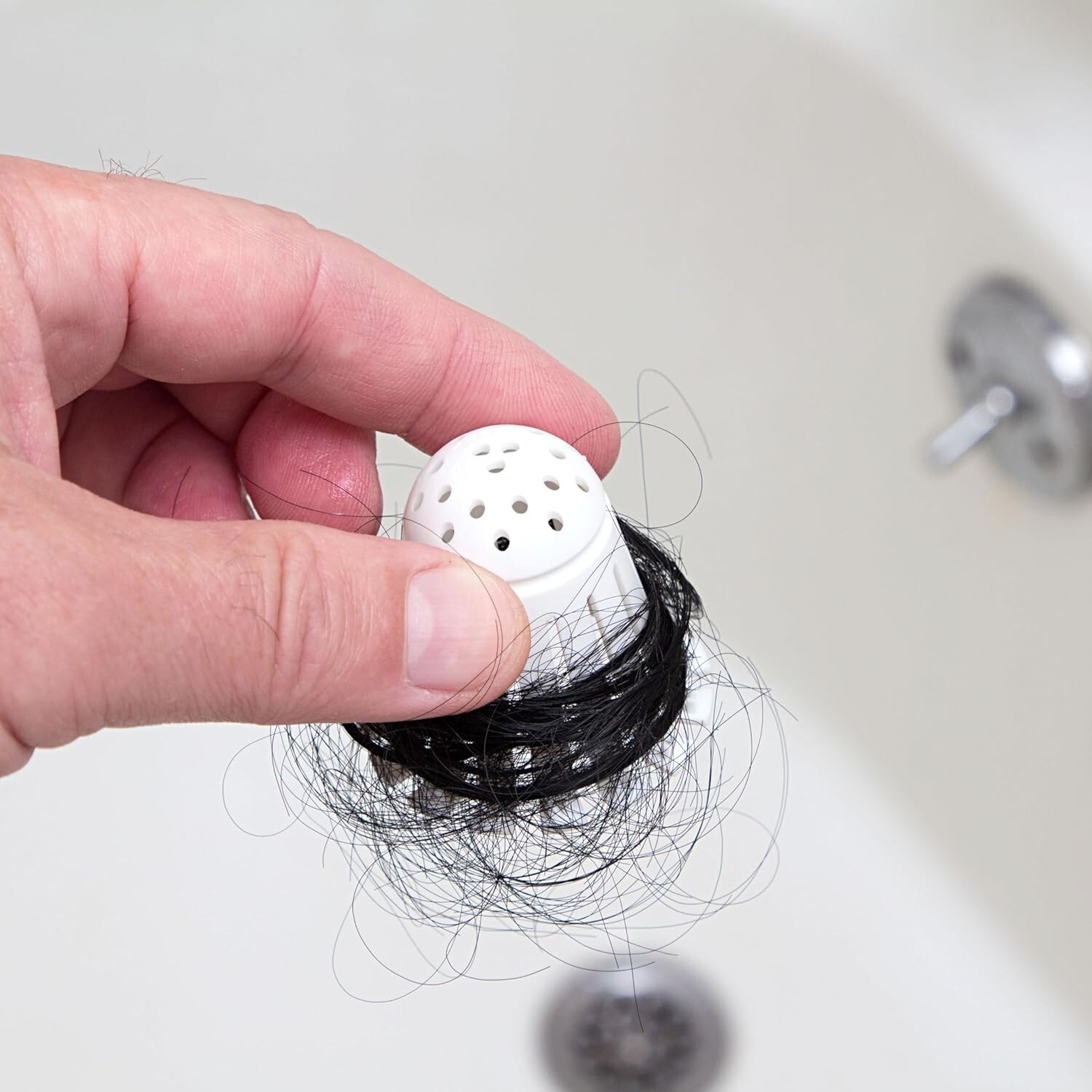 TubShroom Toss 21pk Disposable Bath Tub Drain Strainers - Hair Catcher for Tub