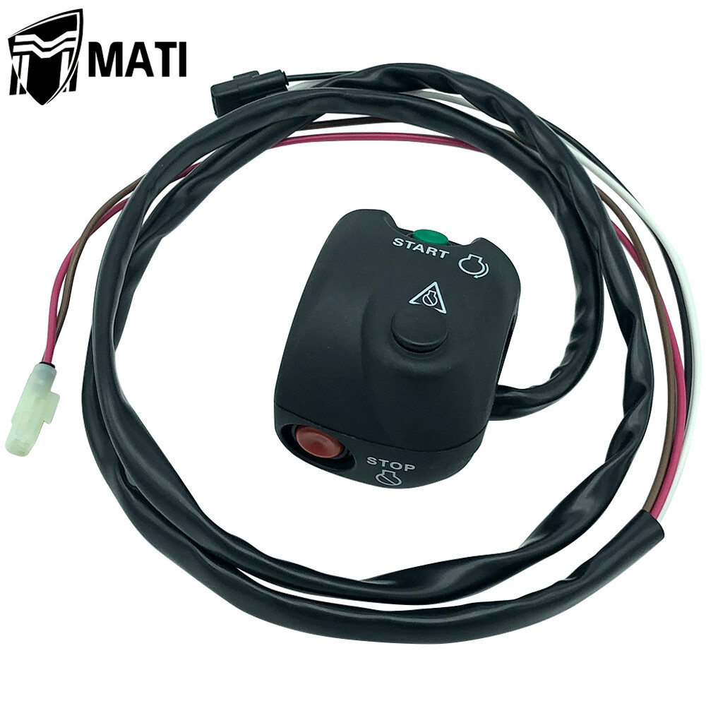 Handlebar Start Stop Kill Switch Box & Lanyard for Yamaha WaveRunner WaveRaider