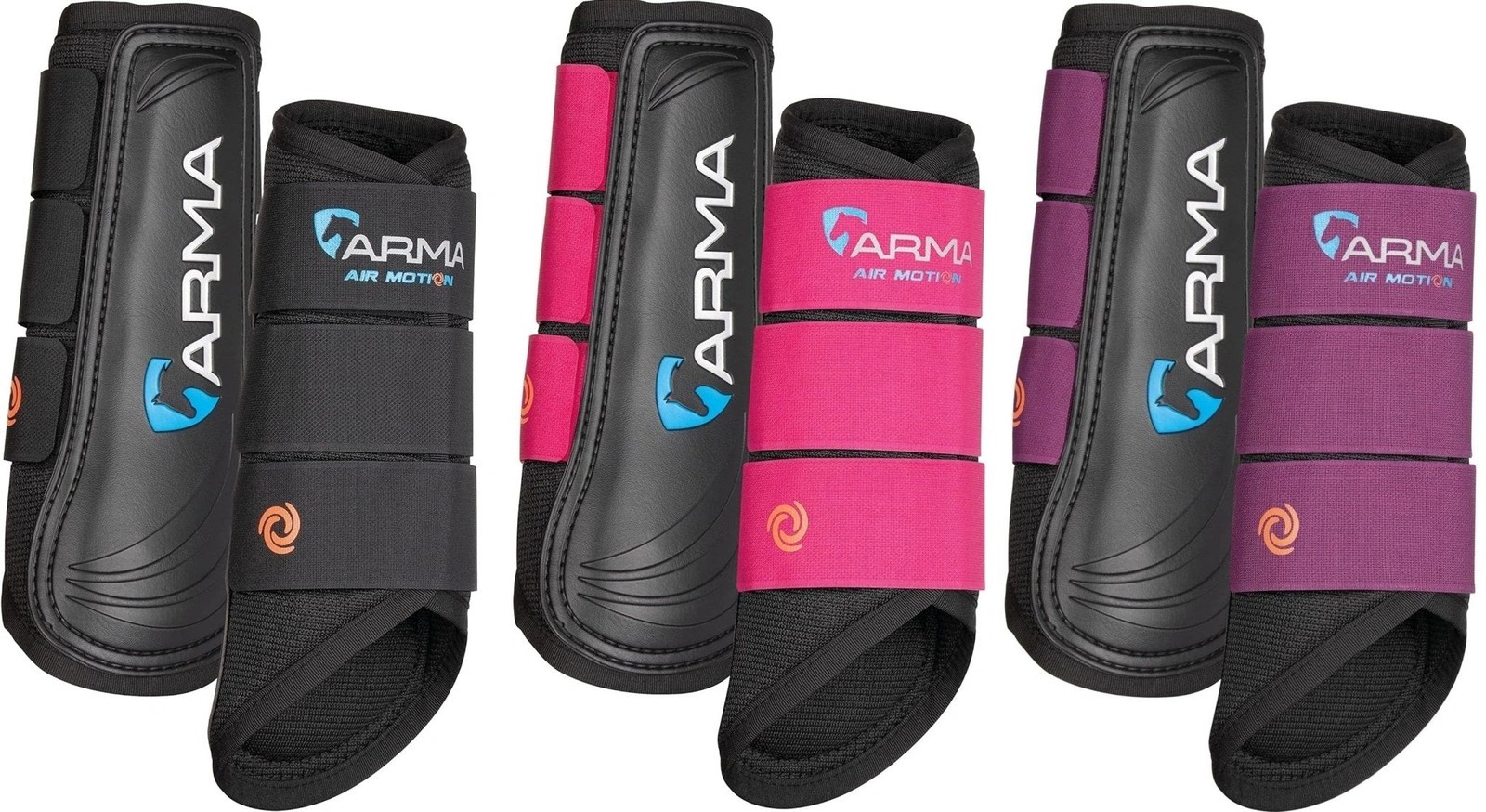 Shires ARMA Air Motion Brushing Boots - Breathable 3D Mesh Shock Absorbent