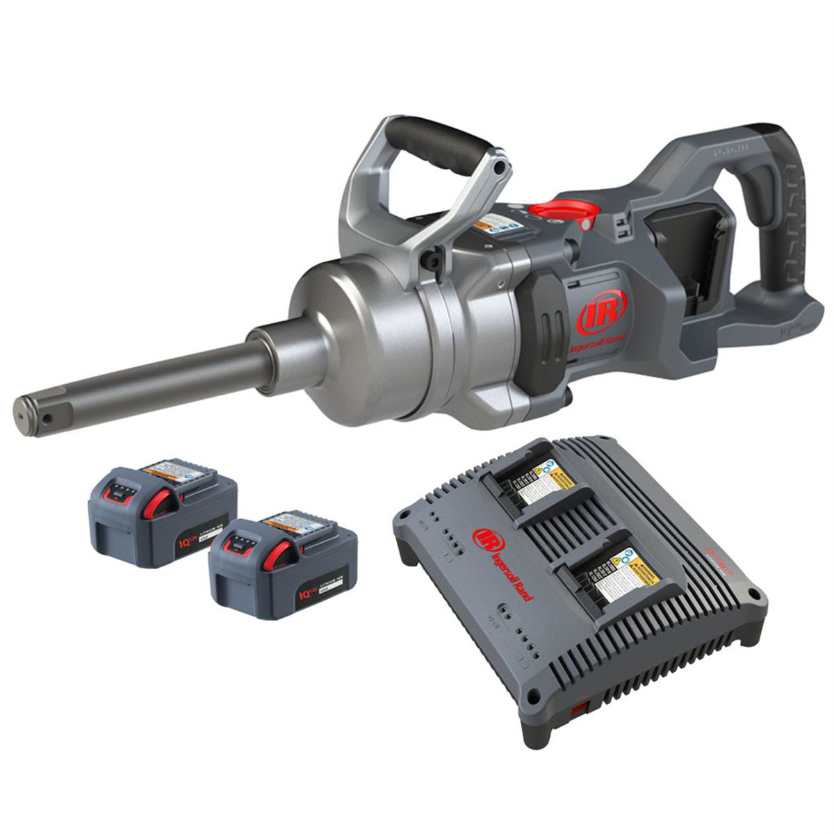 Ingersoll Rand W9691-K2E 1 Inch Cordless Impact Wrench Kit with Extended Anvil