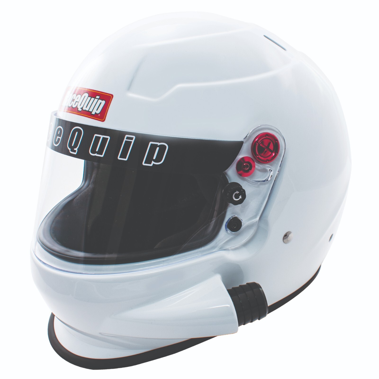 RaceQuip PRO20 Side Air Full Face Helmet Snell SA2020 Rated L Gloss White 296115