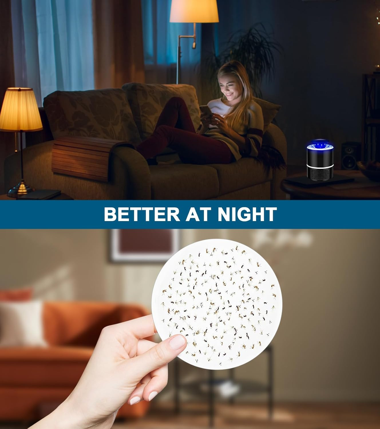 36 Pack 4.3" Refills for Katchy Indoor Insect Trap(Ultra Sticky),1:1 Precision F