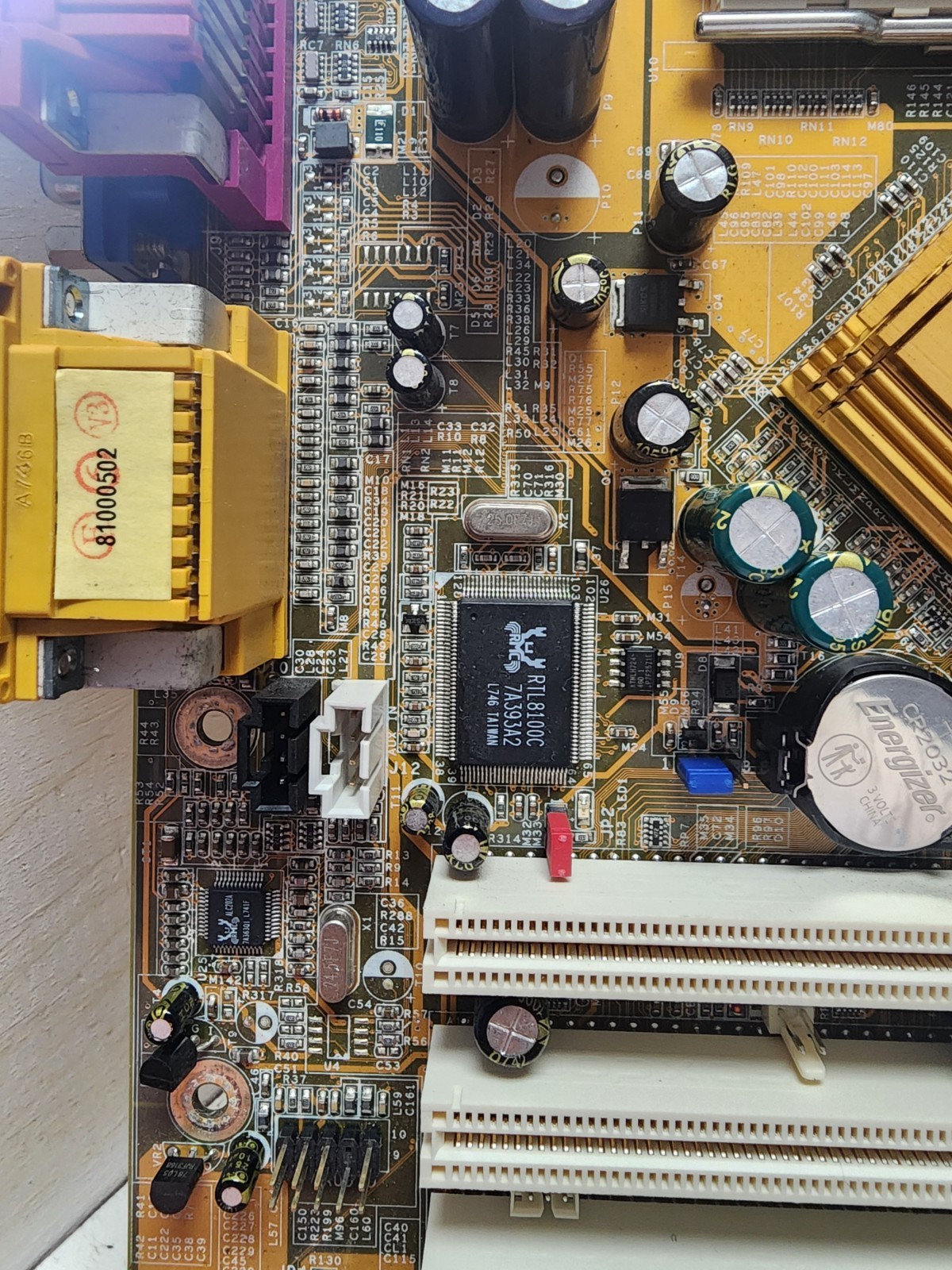 Socket 370 Motherboard Combo – Celeron 1.4GHz, 256MB RAM, I/O Shield – Tested