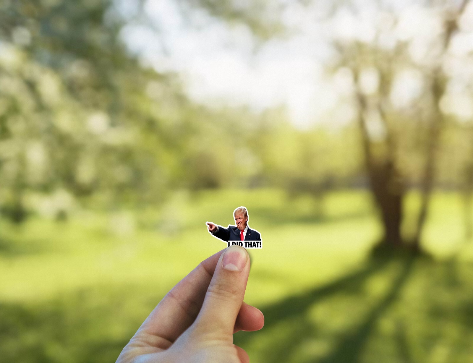 D0NALD TRUMP I DID THAT STICKER PACK FUNNY TRUMP GAS PUMP STICKER 5-1,000 pcs