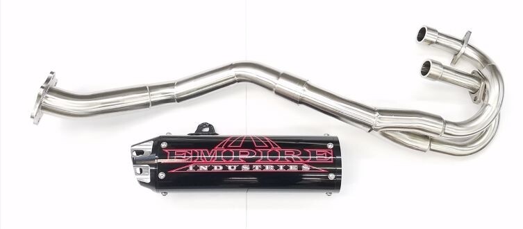 Empire Industries G2 Black Full System Exhaust Pipe Honda TRX400EX TRX400X