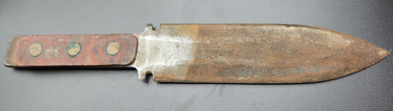 Antique Knife with Leather Sheath WWII Era Vintage Military Collectible