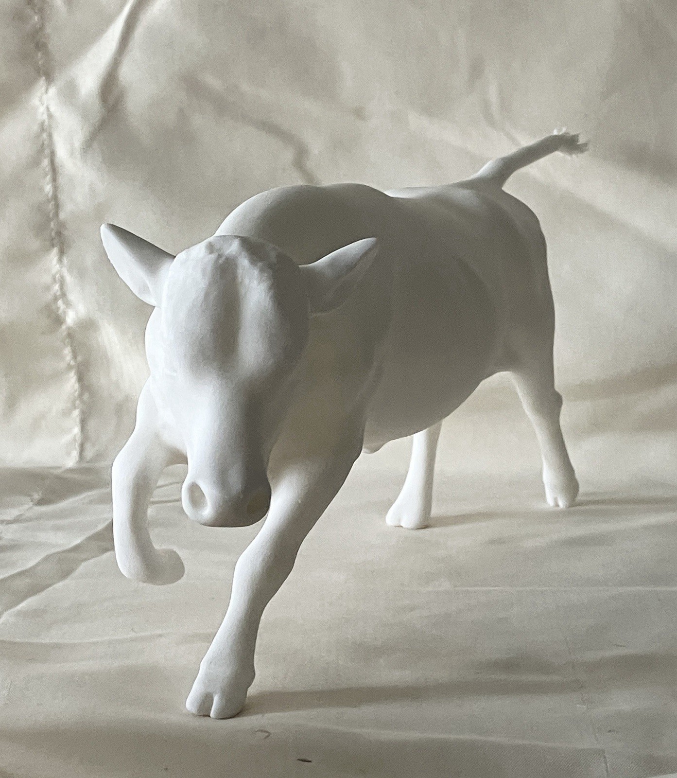 1:9 Unfinished Running Steer Cow 3d Print Traditional Breyer Model Horses Etc