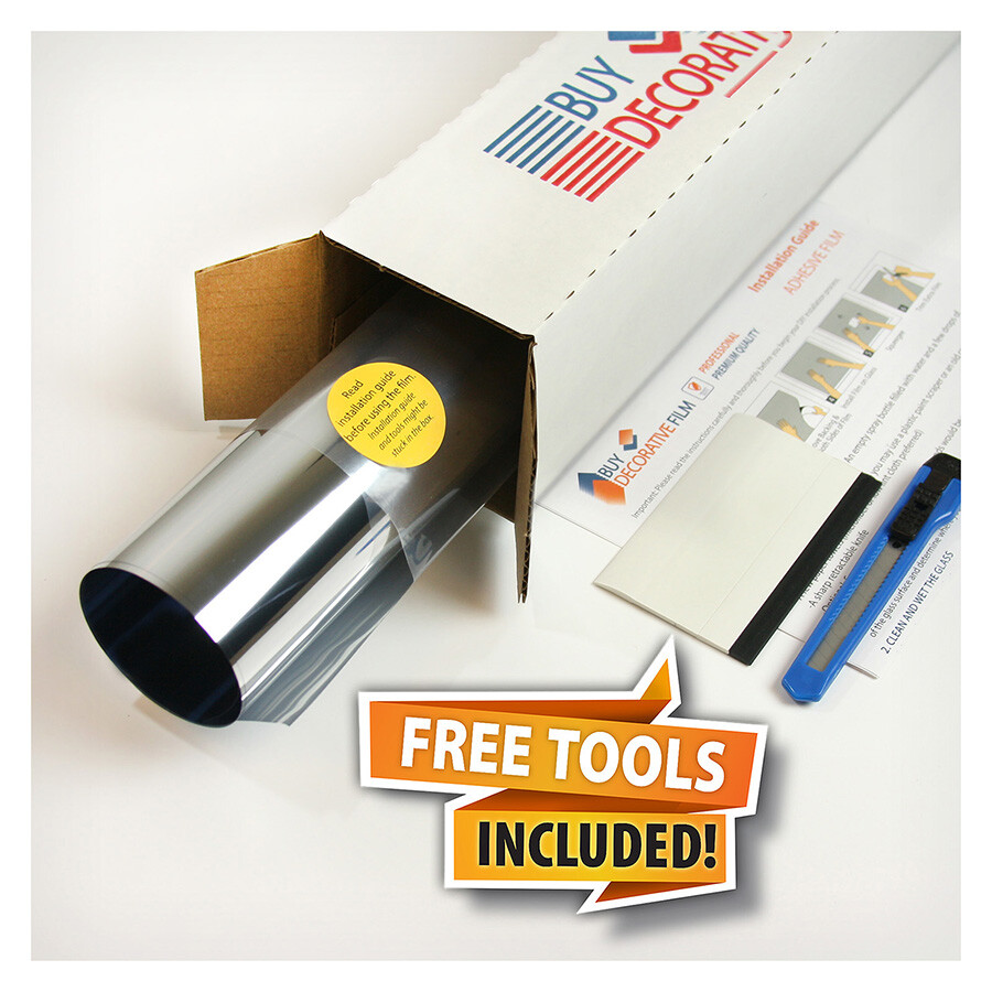 BDF EXS35 EXTERIOR Window Film High Heat Rejection Silver 35 (Medium)