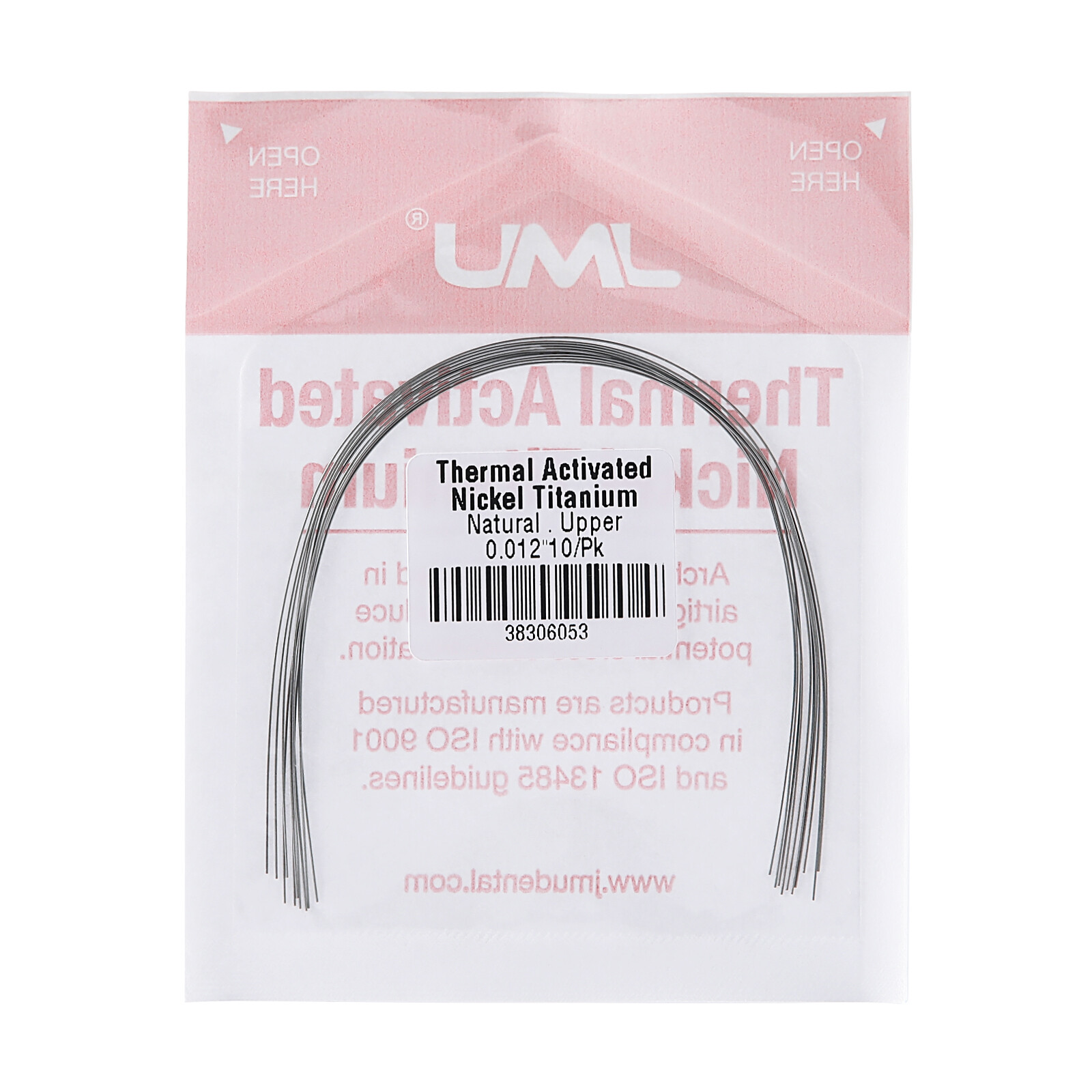 10Pks Ortho Archwire NiTi Thermal Natural Activated Form Round/Rectangular