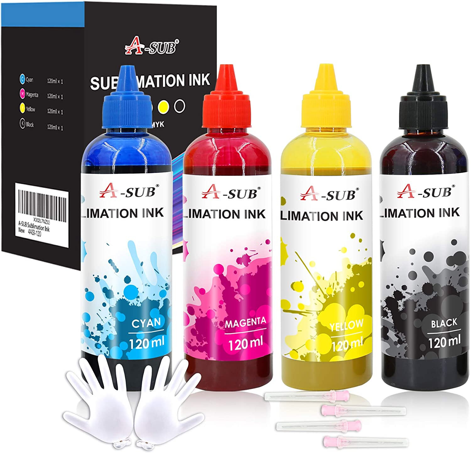 480ML A-SUB Sublimation Ink for Epson 2720 2760 2803 2800 2850 4800 WF 7720 7710
