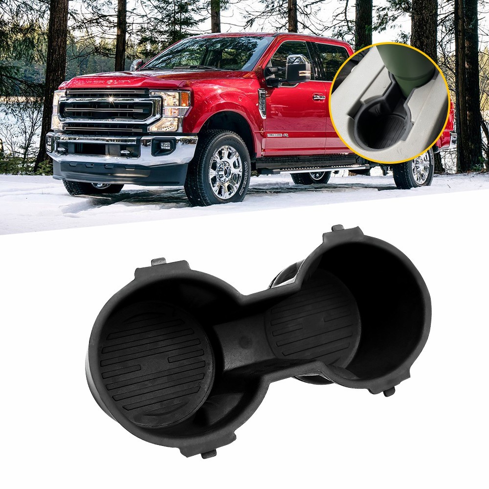 For 2017-2022 Ford F250 F350 F450 SD F550 Center Console Cup Holder Armrest Pad
