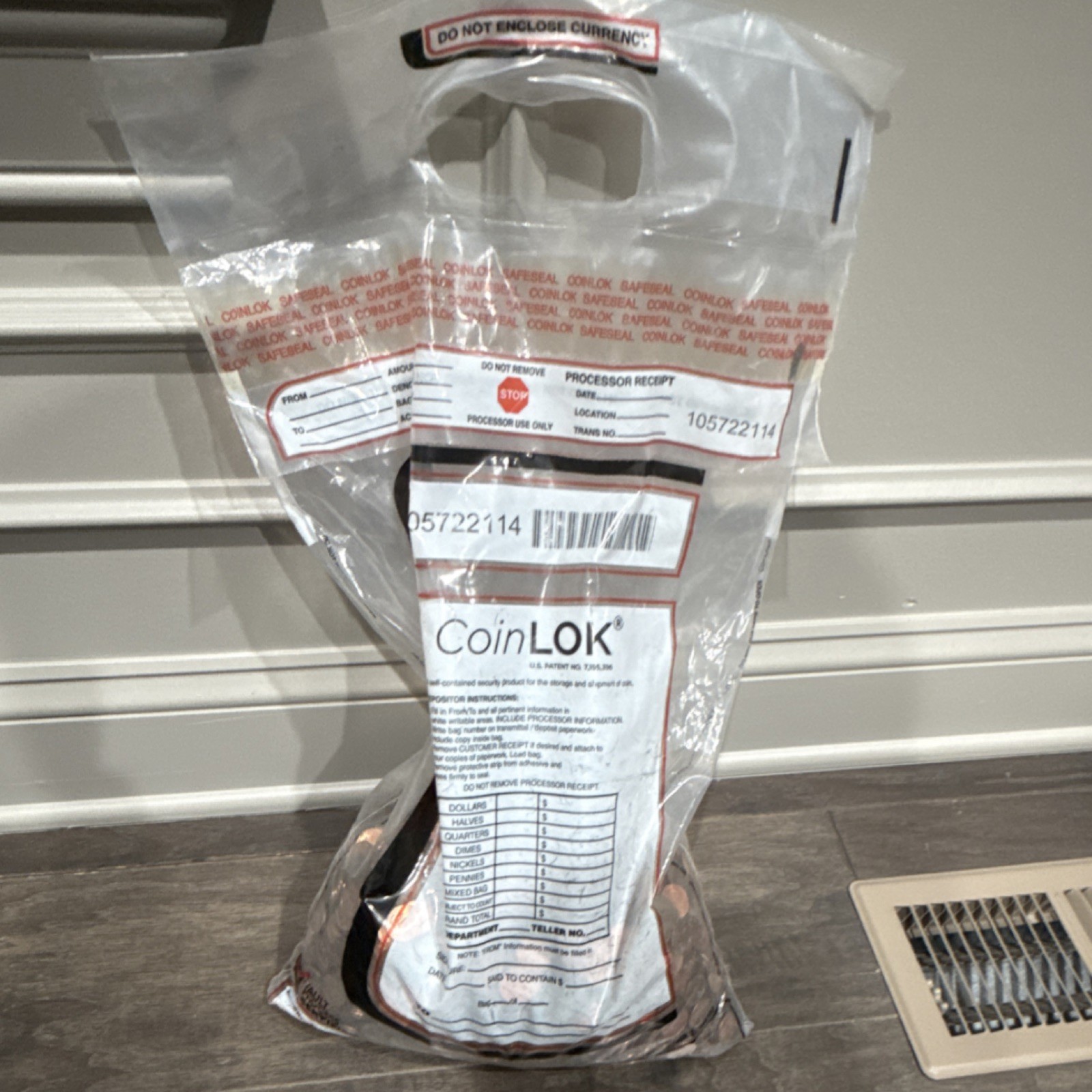 $50 face value UNSEARCHED pennies sealed bank bag