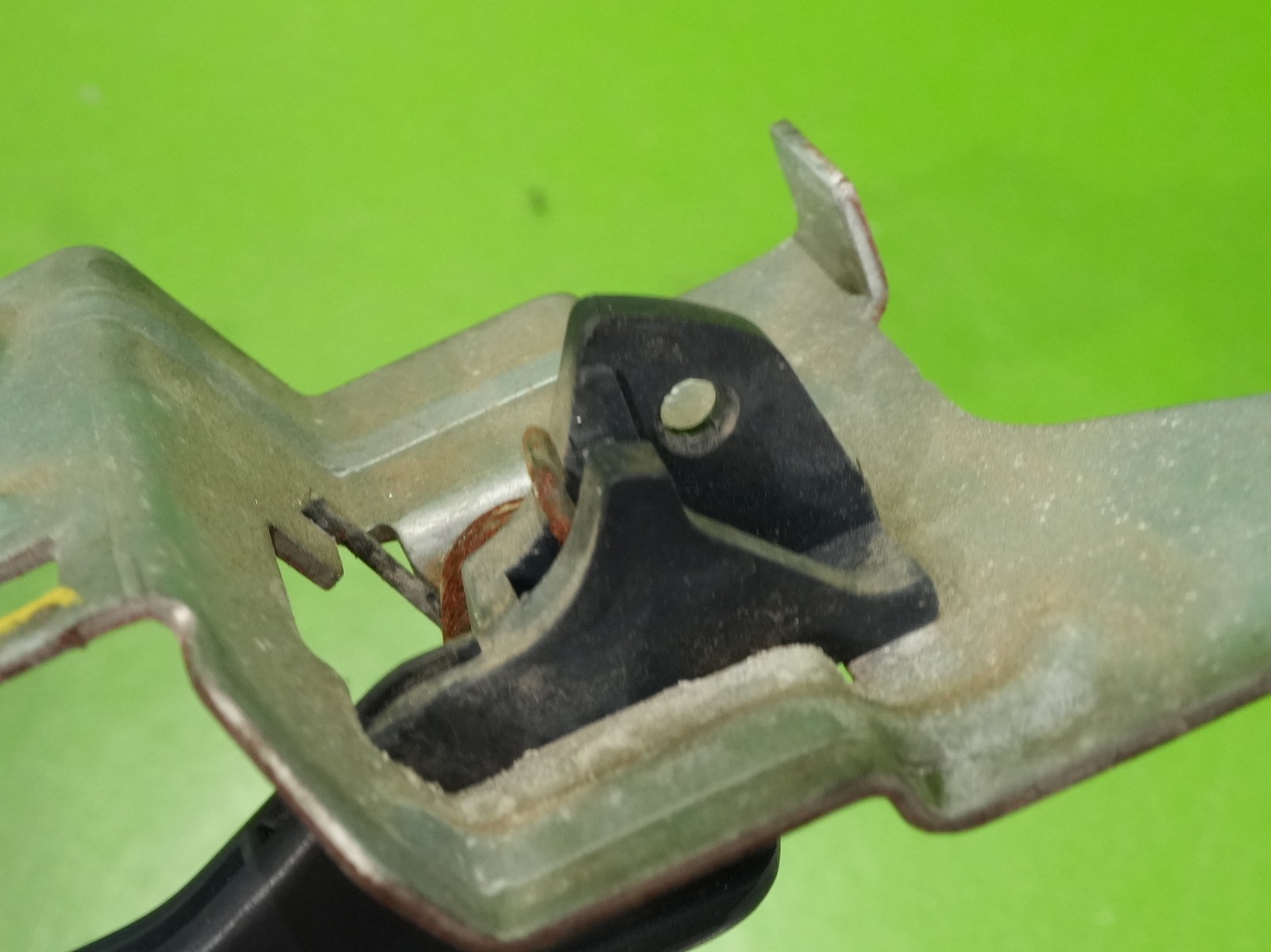 92-95 Civic OEM driver left interior door handle lever lock blue