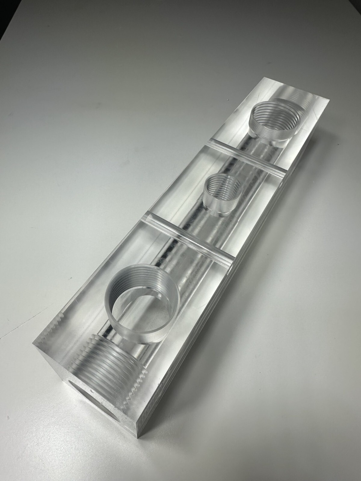 1” Clear Softwashing Manifold 3 Port