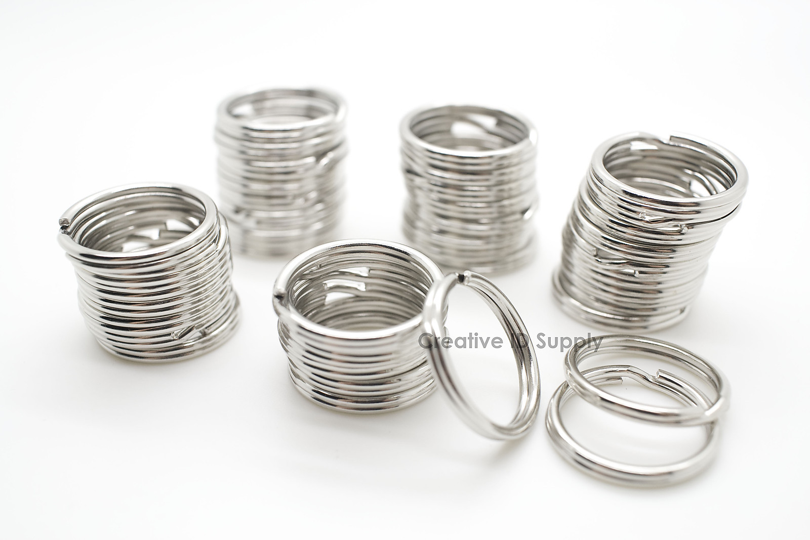 KEYCHAIN SPLIT KEY RING 3/4" 20mm HEAVY DUTY KEY RING LOT 50/100/250/500/1000PCS