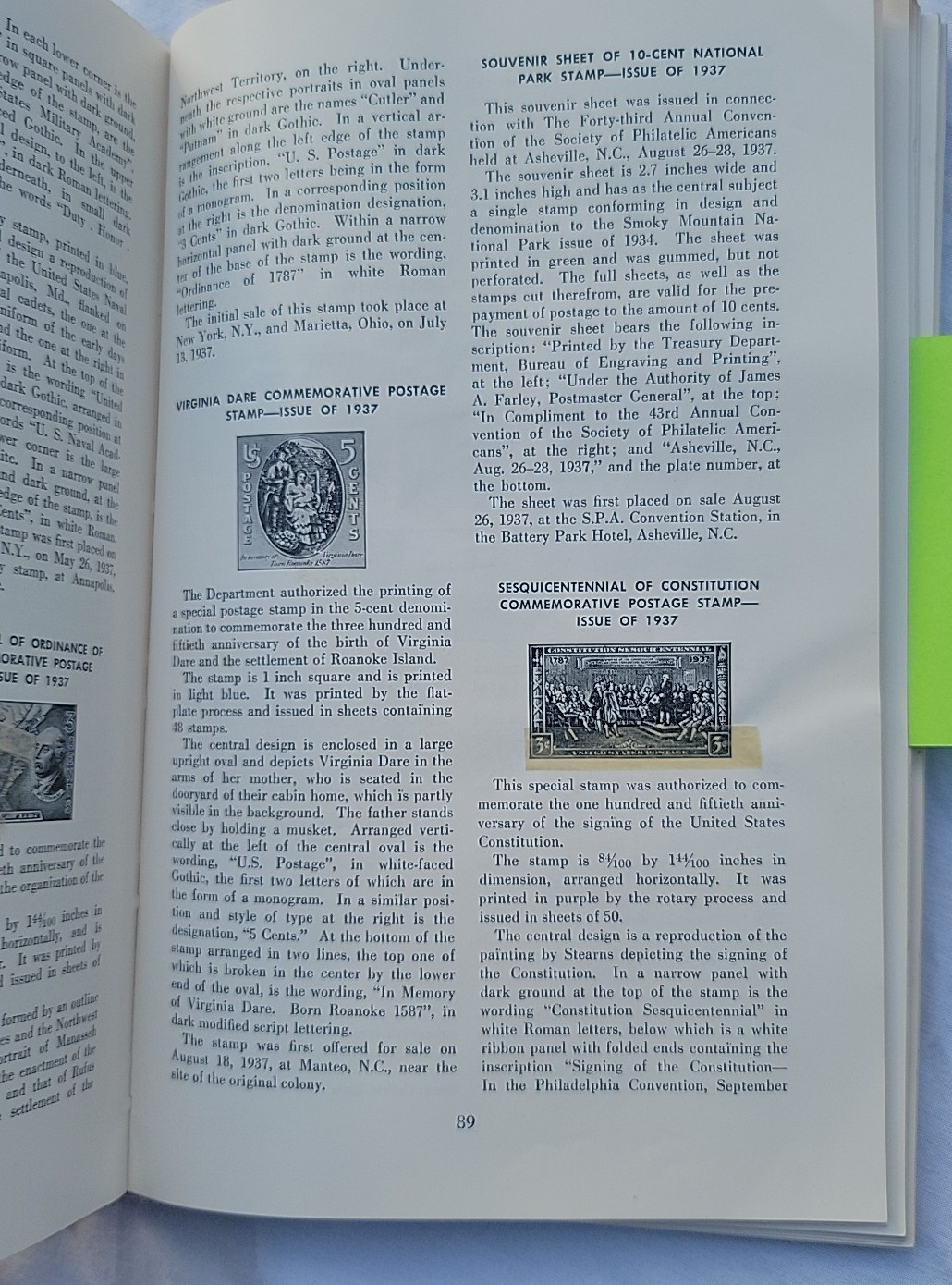 Postage Stamps of the United States 1847-1963 Post Office Dept Postmaster *READ*