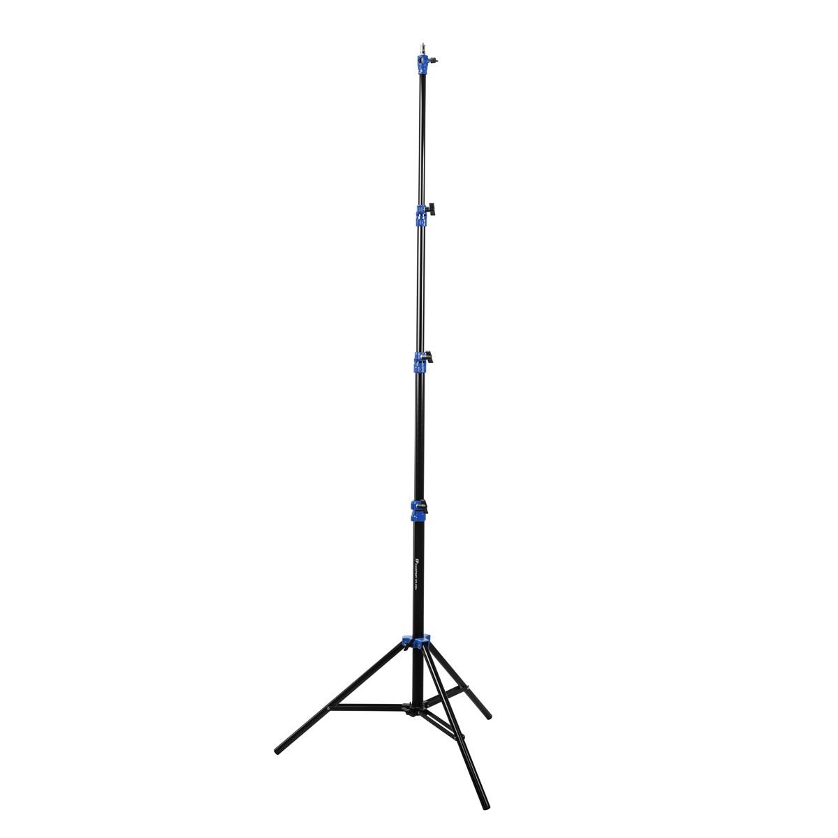 Flashpoint 9.5' Blue Color Coded Pro Air Cushioned Heavy Duty Light Stand for Ph