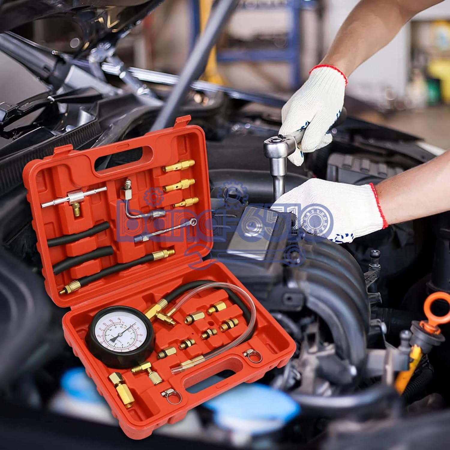 0-140PSI Fuel Injection Pump Pressure Tester Injector Pump Pressure Gauge Kit