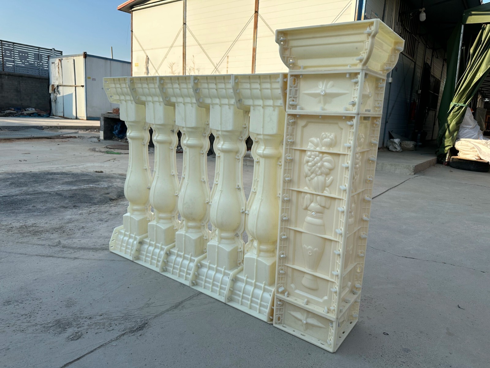 89cm roman column railing mold balcony guardrail vase handrail cement pillar fen