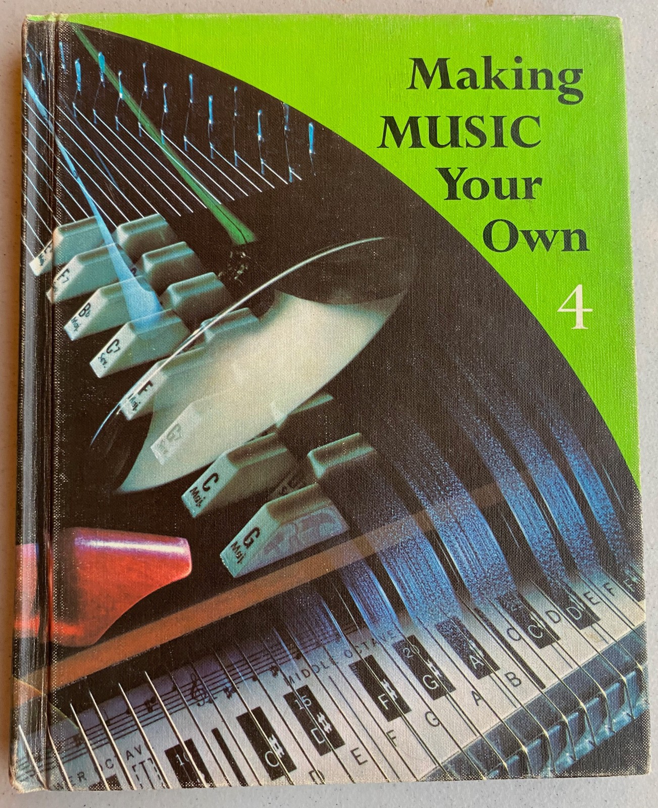 1 pc 1968 Making MUSIC Your Own #4, Pub: Silver Burdett Company 183 pgs