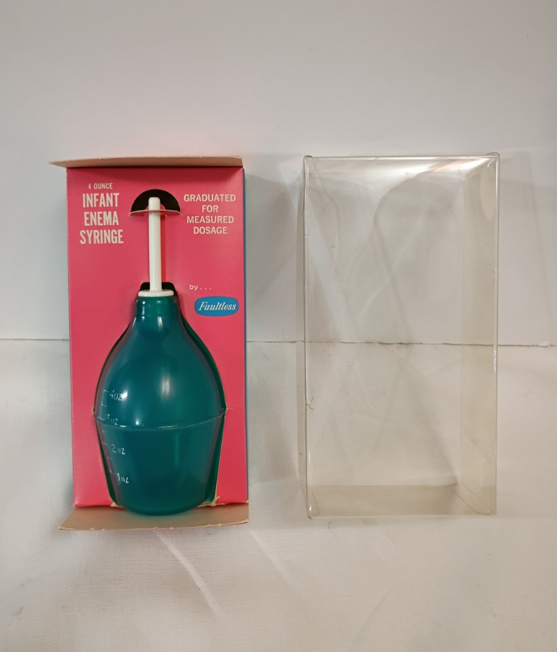 Vintage See-Flo Infant Enema Syringe made by Faultless Rubber Co.