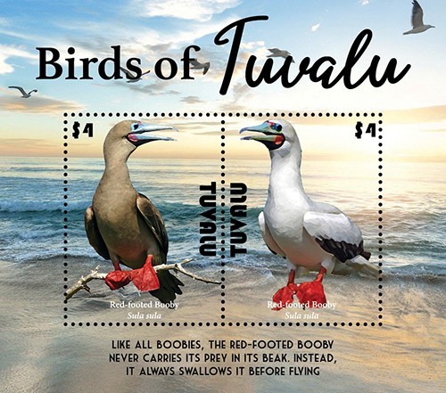Tuvalu 2021 - Birds - Souvenir Stamp Sheet - MNH