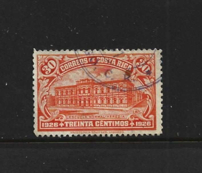 Costa Rica Stamp Scott # 145- Used/LH-NG-1926
