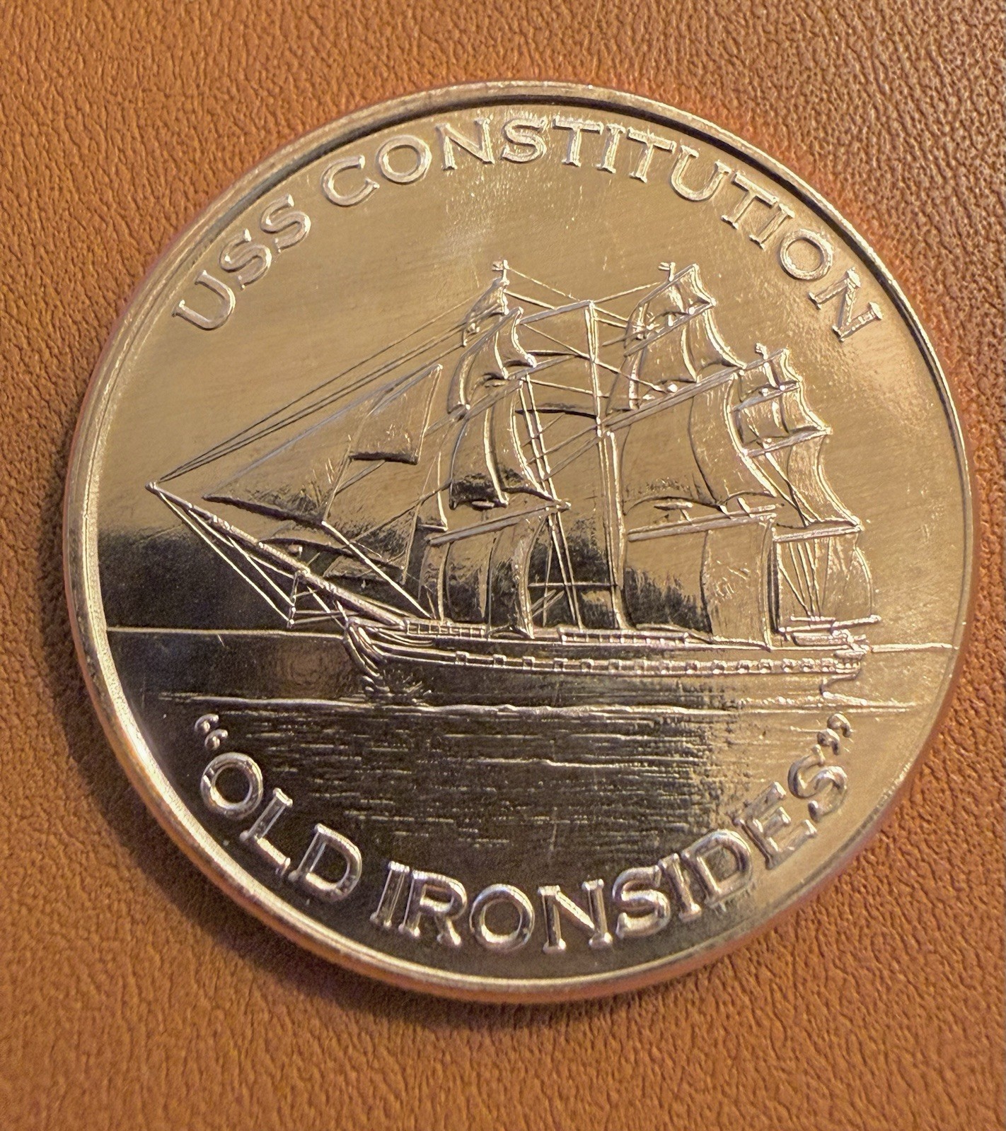 1 oz USS Constitution Copper Round .999 Fine Copper 1 AVDP Oz
