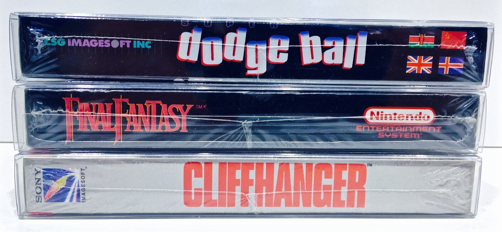 5 Box Protectors for NINTENDO NES Video Game Boxes! Clear Display Cases CIB New