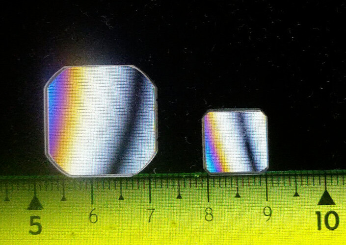 2 pcs of Nomarski prisms DIC