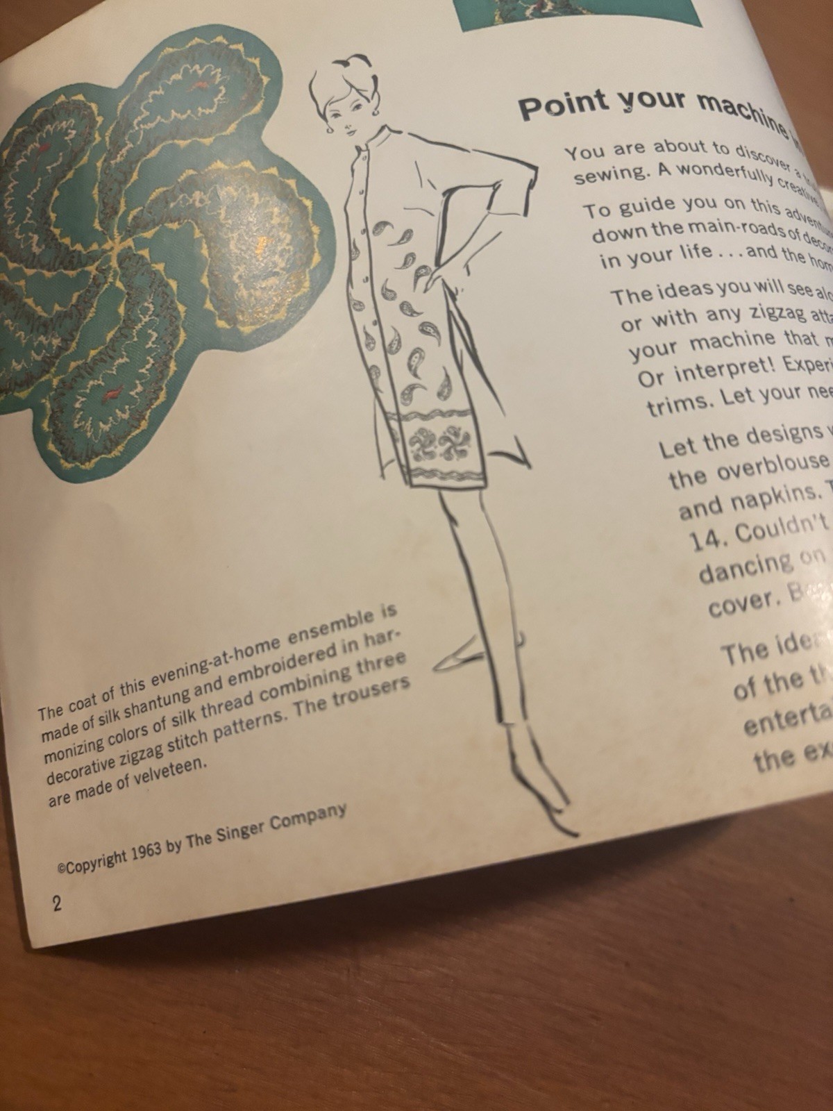 Vintage 1963 Singer Manual Ideas For Zigzag Sewing Booklet EXCELLENT FS