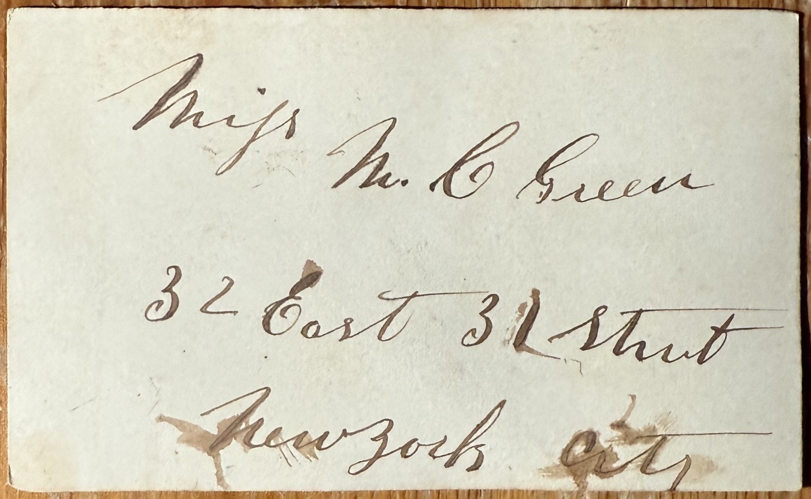 Ink inscribed CDV of Civil War Union Gen. George B McClellan from life