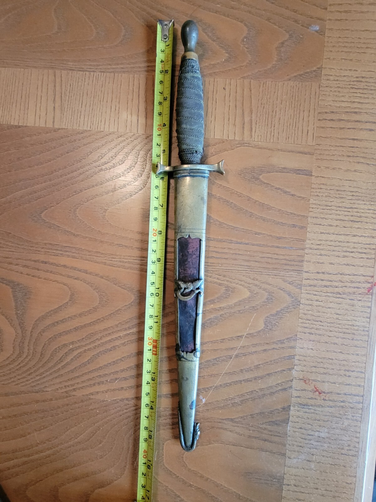 ULTRA RARE! Antique Civil War Navy Officer's Etched Dagger knife sword