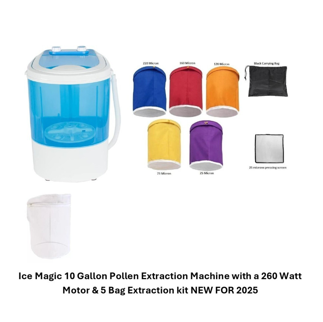 Ice Magic 10 Gallon Ice Extraction System Now With Stronger 260 Watt Motor
