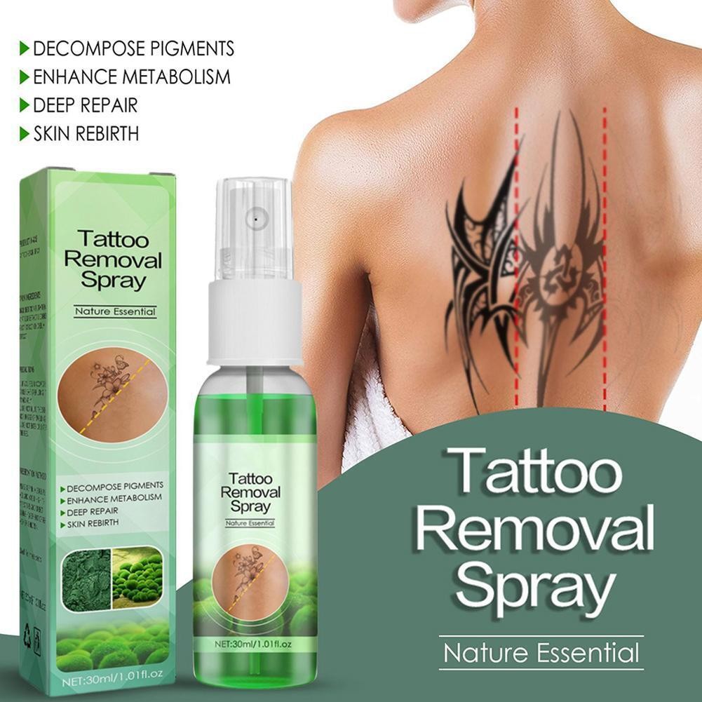 Quick Tattoo Removal Cream Natural Safe Pigment Permanent RemoverSpray J6R1