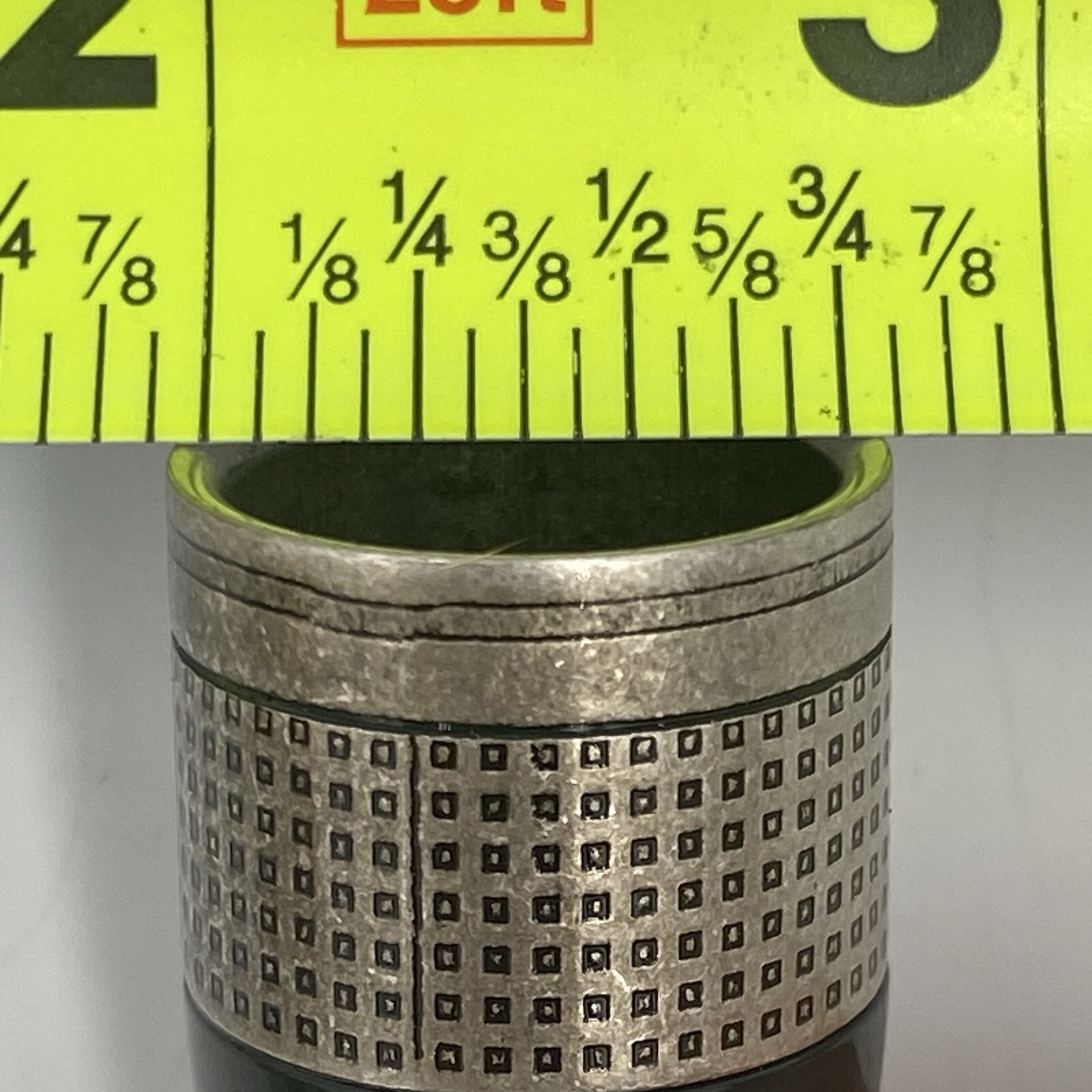 Galiner Pure Copper Size 46-47 Cigar Pipe Holder Single Resin Accessory Gray