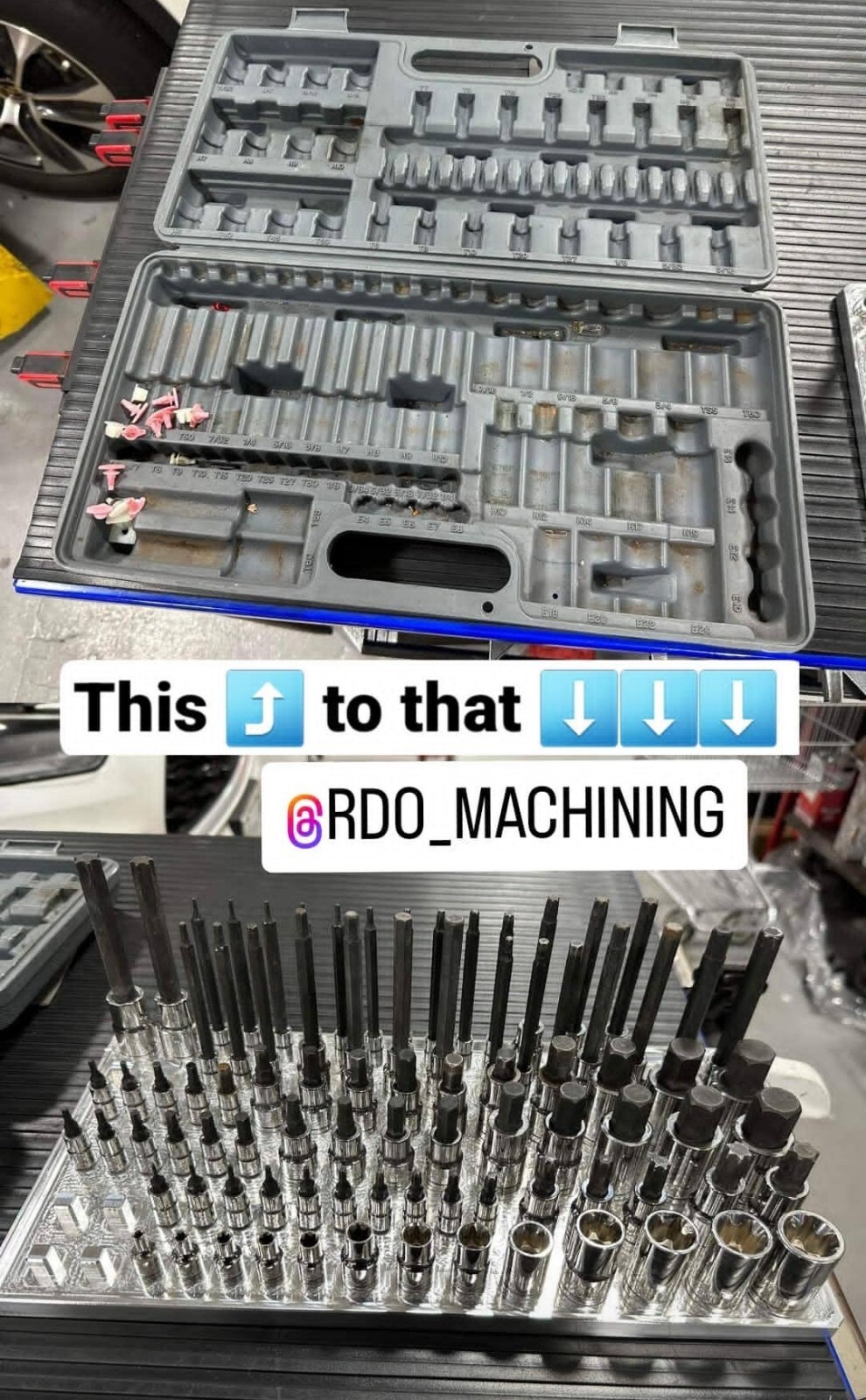 Blue point blpthc87 Socket Organizer - Tool Box BIllet