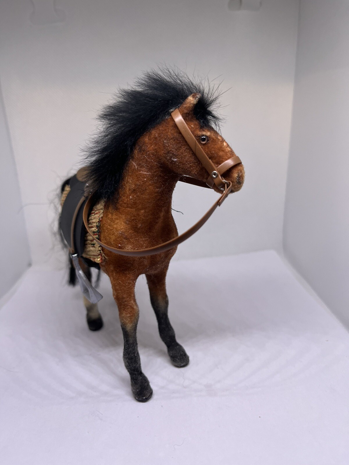 horse mini american Indian Spanish colonial saddle bridle blanket Felted