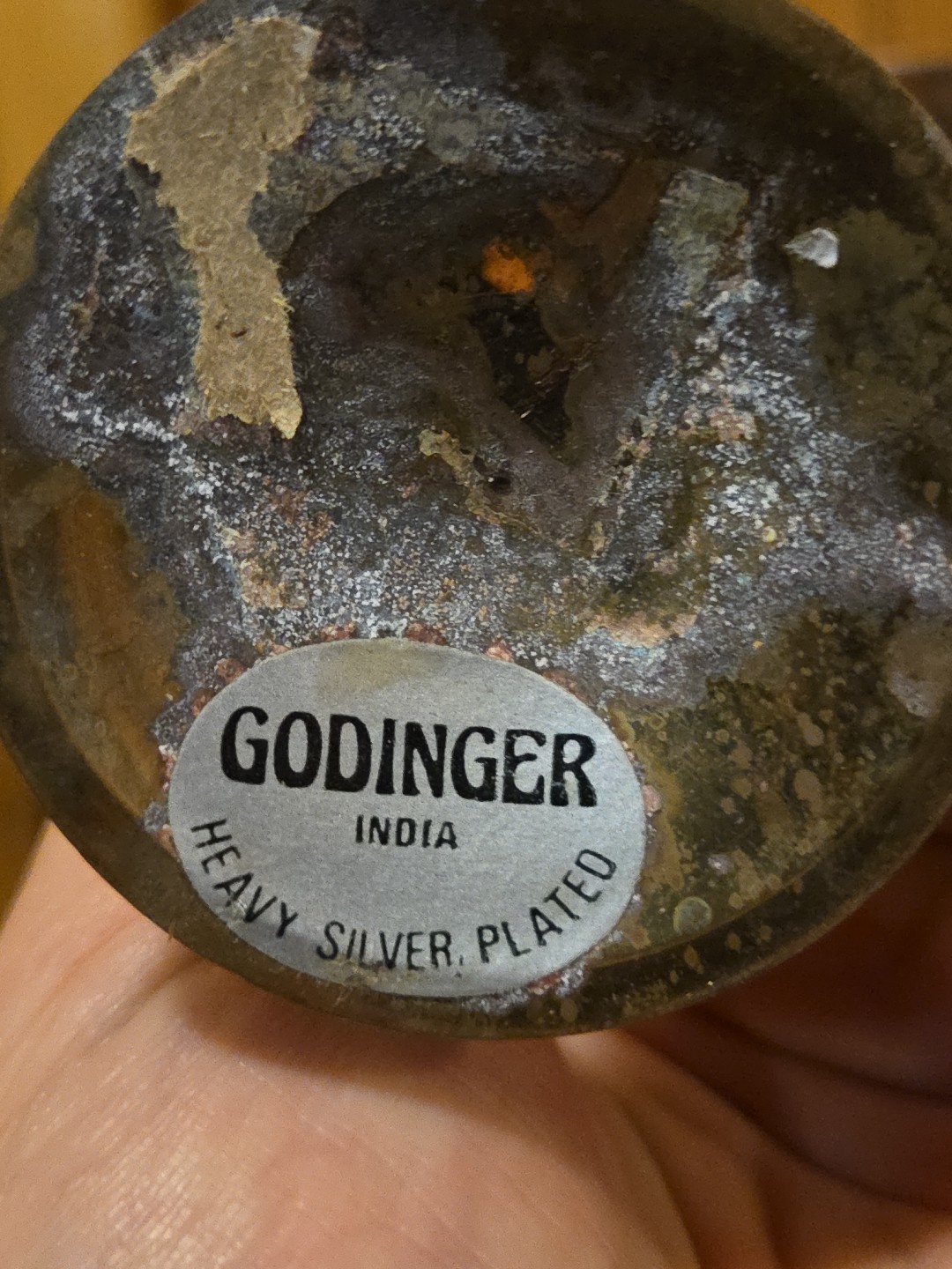 Vintage Pair Of Godinger Silver Plated Bird Shaped Brass Goblets Made In India