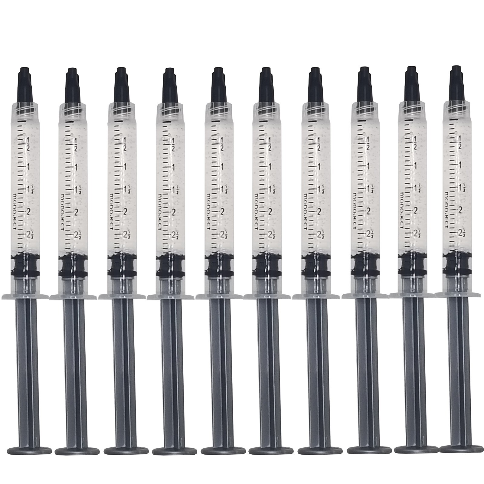 45% PEROXIDE GEL TEETH WHITENING TOOTH WHITENER BLEACH 10 SYRINGES DENTAL REFILL