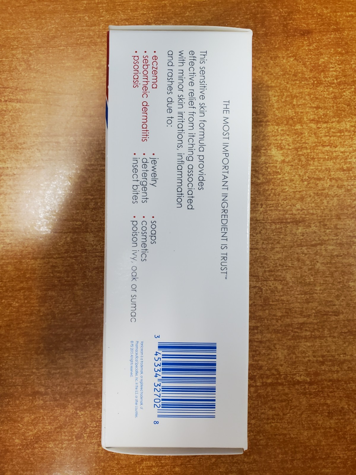 Vanicream HC 1 % Hydrocortisone Cream Sensitive Skin (Exp 6/30/26) 7028