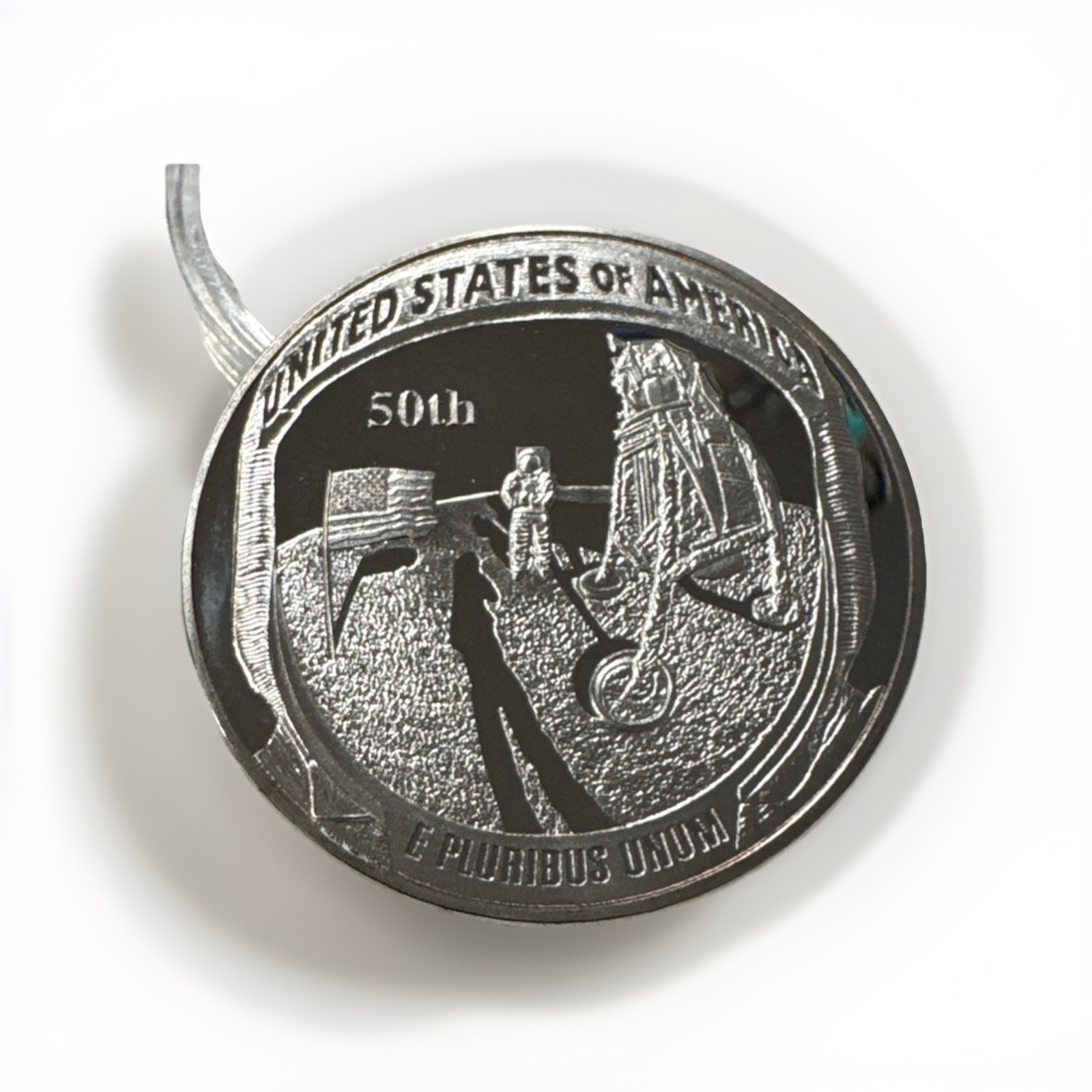 50th Apollo 11 Moon Armstrong Landing Anniversary Commemorative Coin