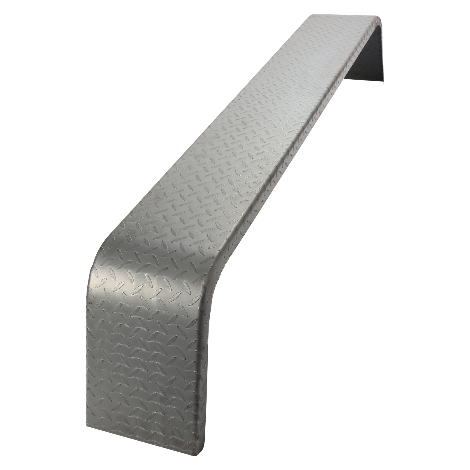 2 Steel Diamond Tread Plate Tandem Axle Trailer Fenders 10" x 72" x 13" Raw