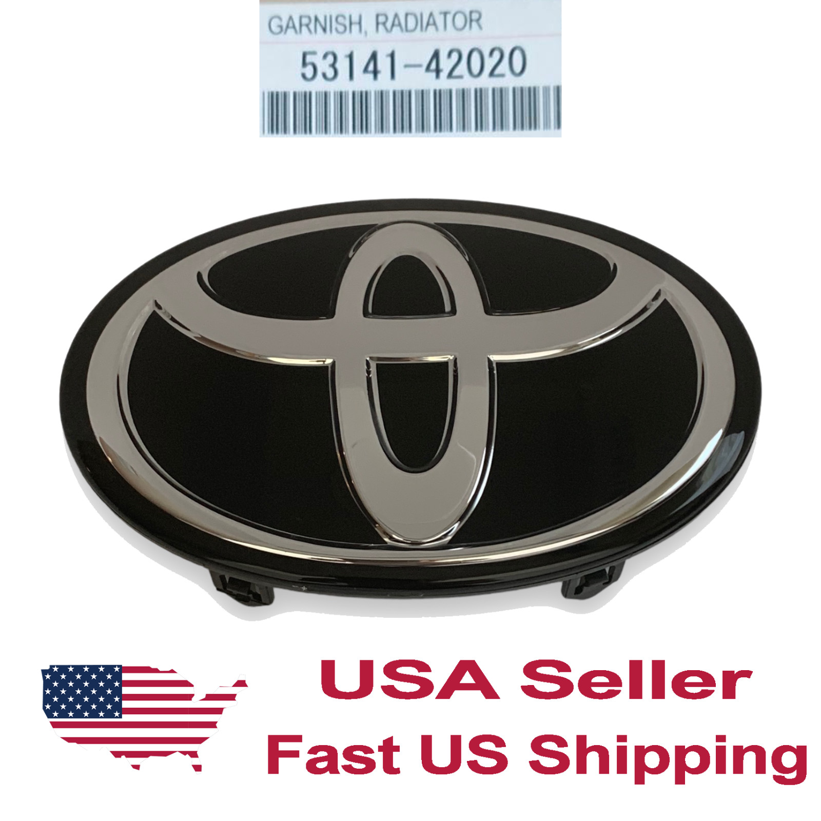 For TOYOTA COROLLA 2017-19 Emblem RAV4 AVALON 15-18 C-HR 17-19 Front Grille Logo