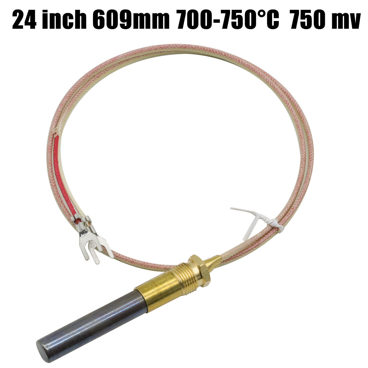 24" Universal Fireplace Millivolt Resistance Thermopile Pilot Generators 750mv