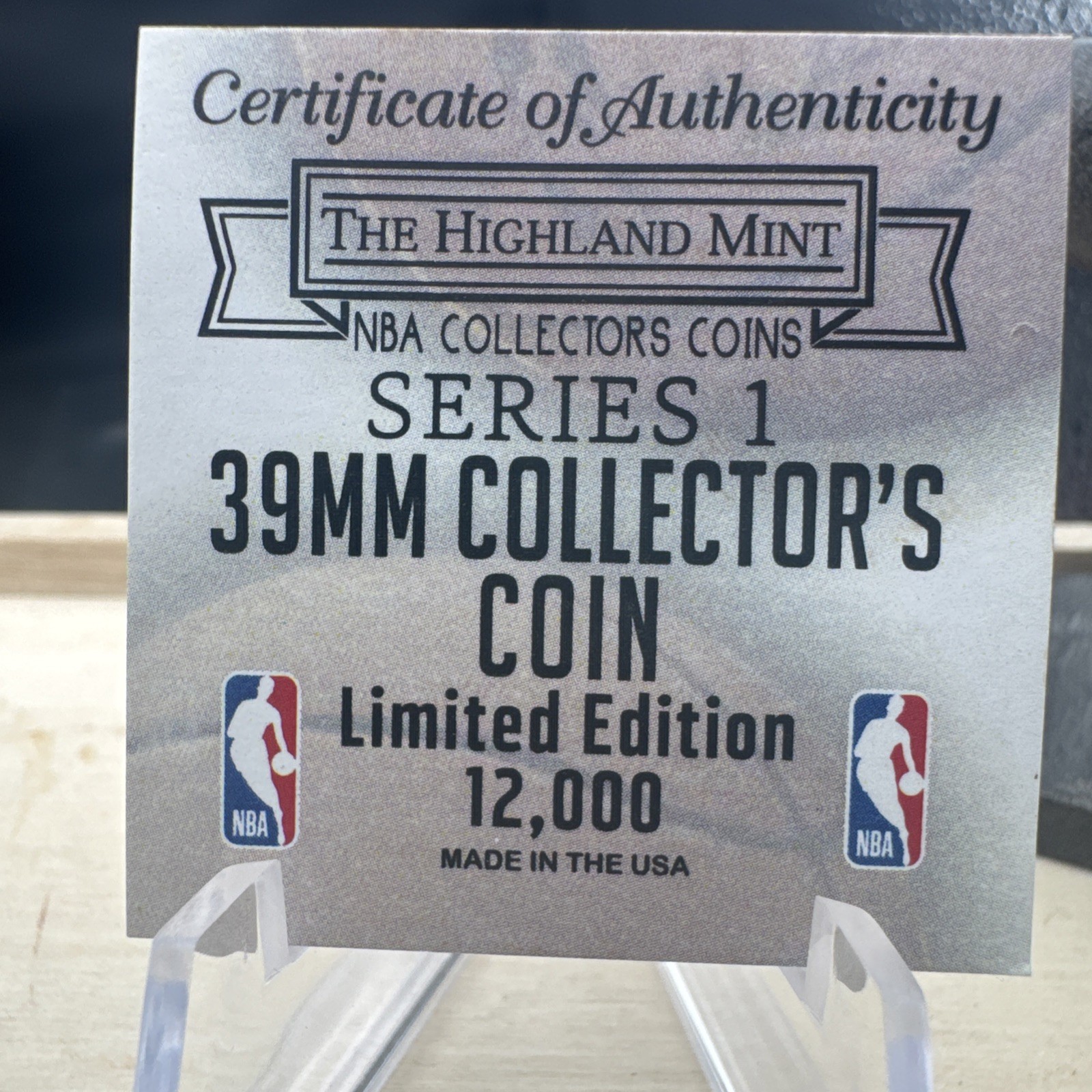 2022 NBA Collectors Coin- Series 1 - Larry Bird Limited Edition /12000